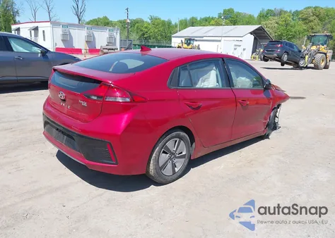 2019 Hyundai Ioniq Hybrid Blue из США, поврежденный, VIN KMHC65LCXKU179508